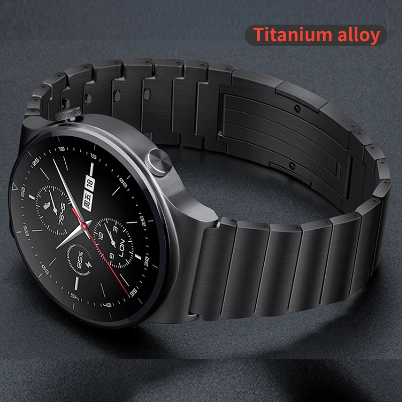Lightweight titanium alloy strap For Huawei watch GT2 3 Pro 46mm Amazfit GTR4/3 Pro 22mm high-end bracelet wristband For Gear S3