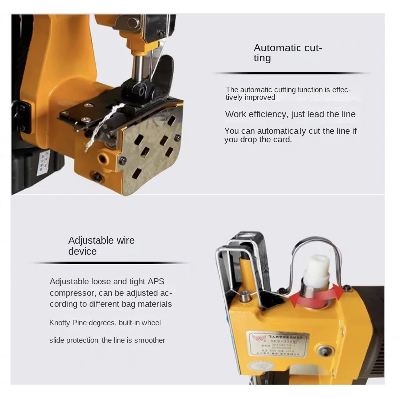 36V rechargeable sewing machine portable small lithium battery woven bag rice bag snake skin bag sealing machine tools 3