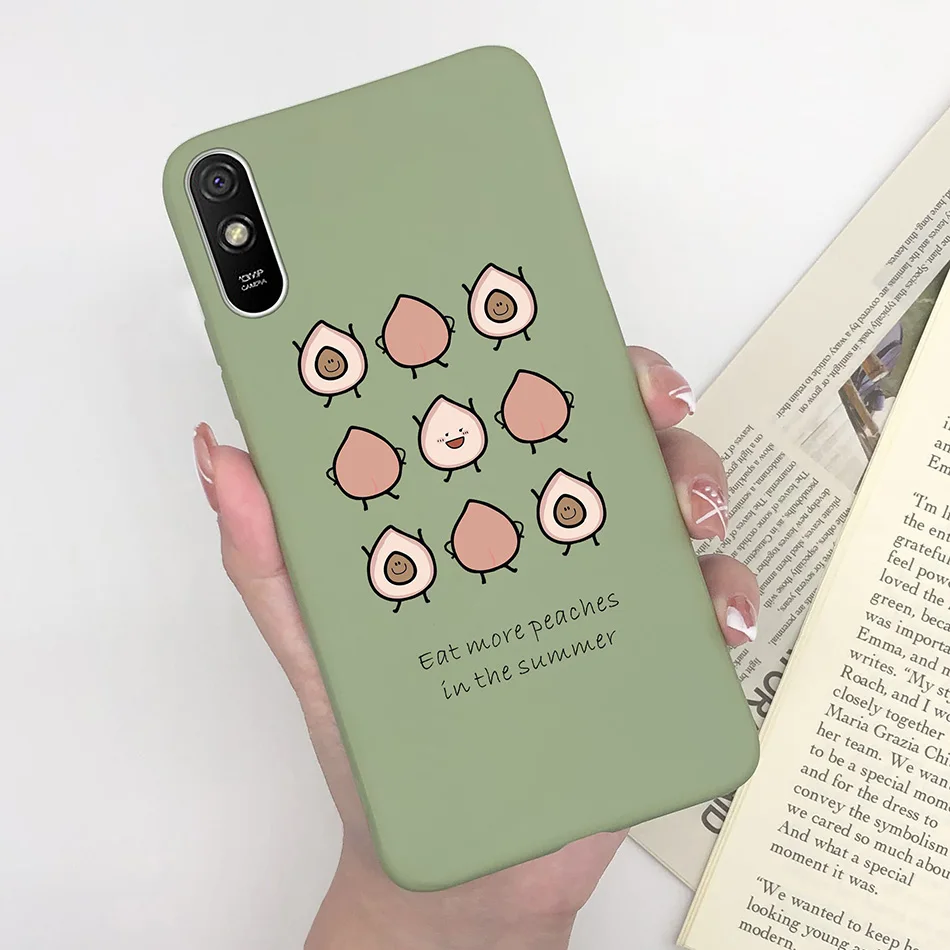 Fashionable Butterfly Heart Pattern Silicon Phone Cover for Xiaomi Redmi 9 Series