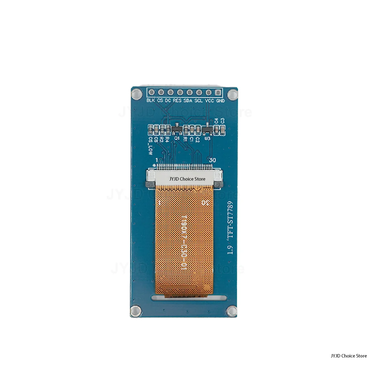 Lcd display module 1.9 Inch IPS Full Angle TFT Display Screen LCD Screen Color Display Module SPI Serial Port High-definition 170x320 ST7789