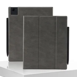 Sleek Magnetic Absorption eBook Cover with Smart Tri-Fold Stand for Boox Tab 10C Pro (Black)