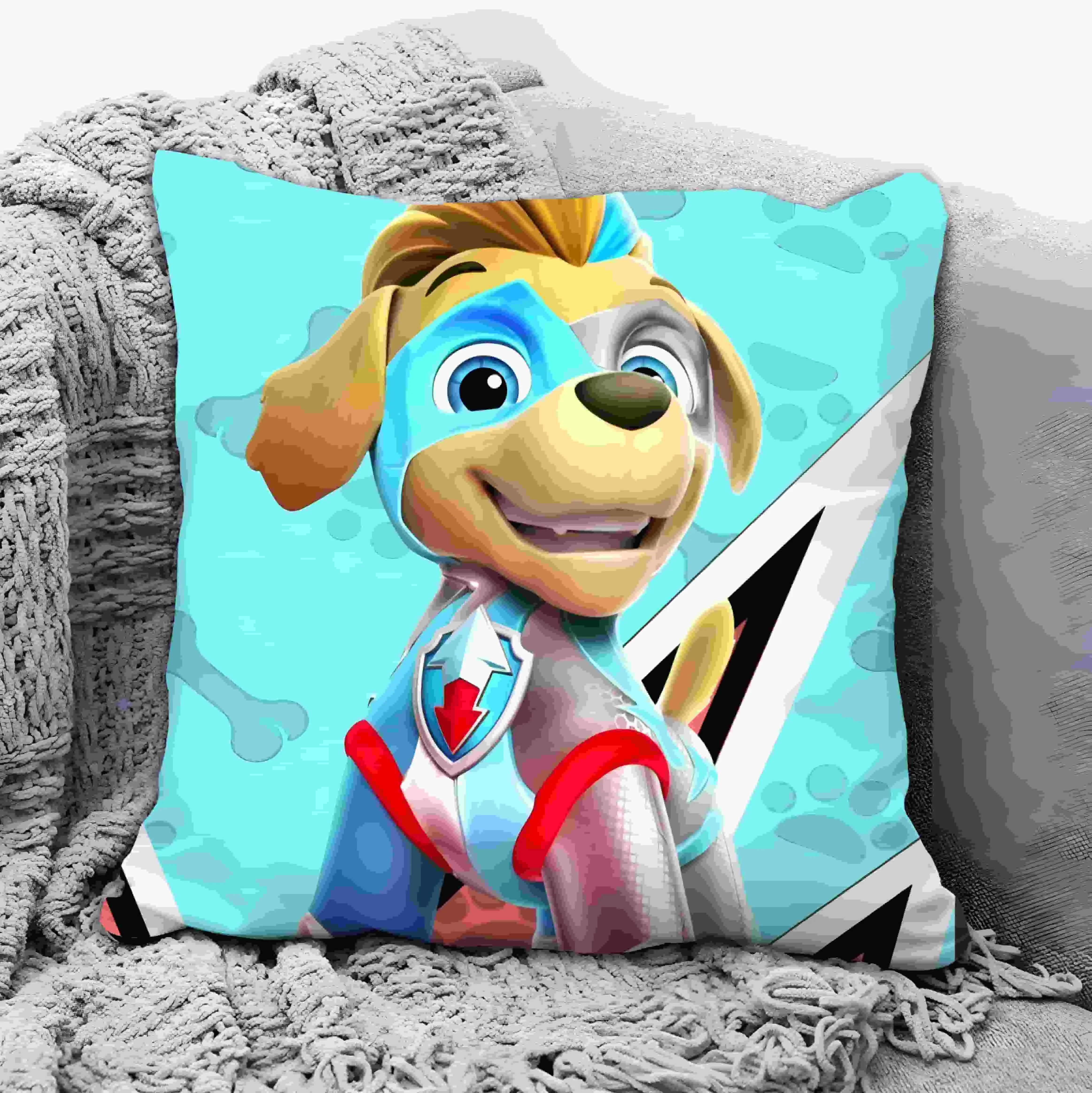 Cartoon Square Pillow Awaii Anime Soft Waist Sofa Cushion Printing Throw Pillow Throw Bedroom Pillows Cute dog