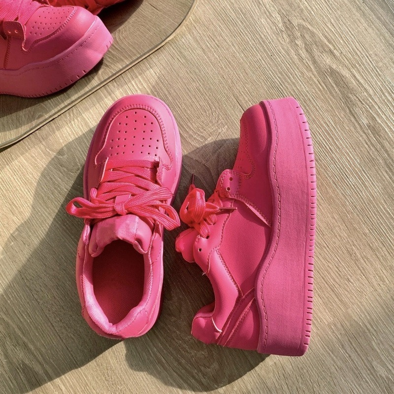 Yellow Thick Baseplate Shoes New Summer High Value Foreign Comfortable Casual Sports Shoes Women