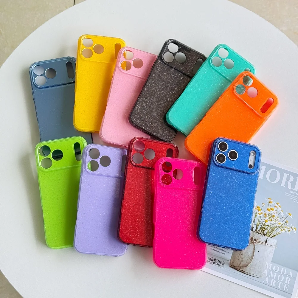 Luxury Glitter Silicone Phone Case - Sparkle Soft Shockproof Cover