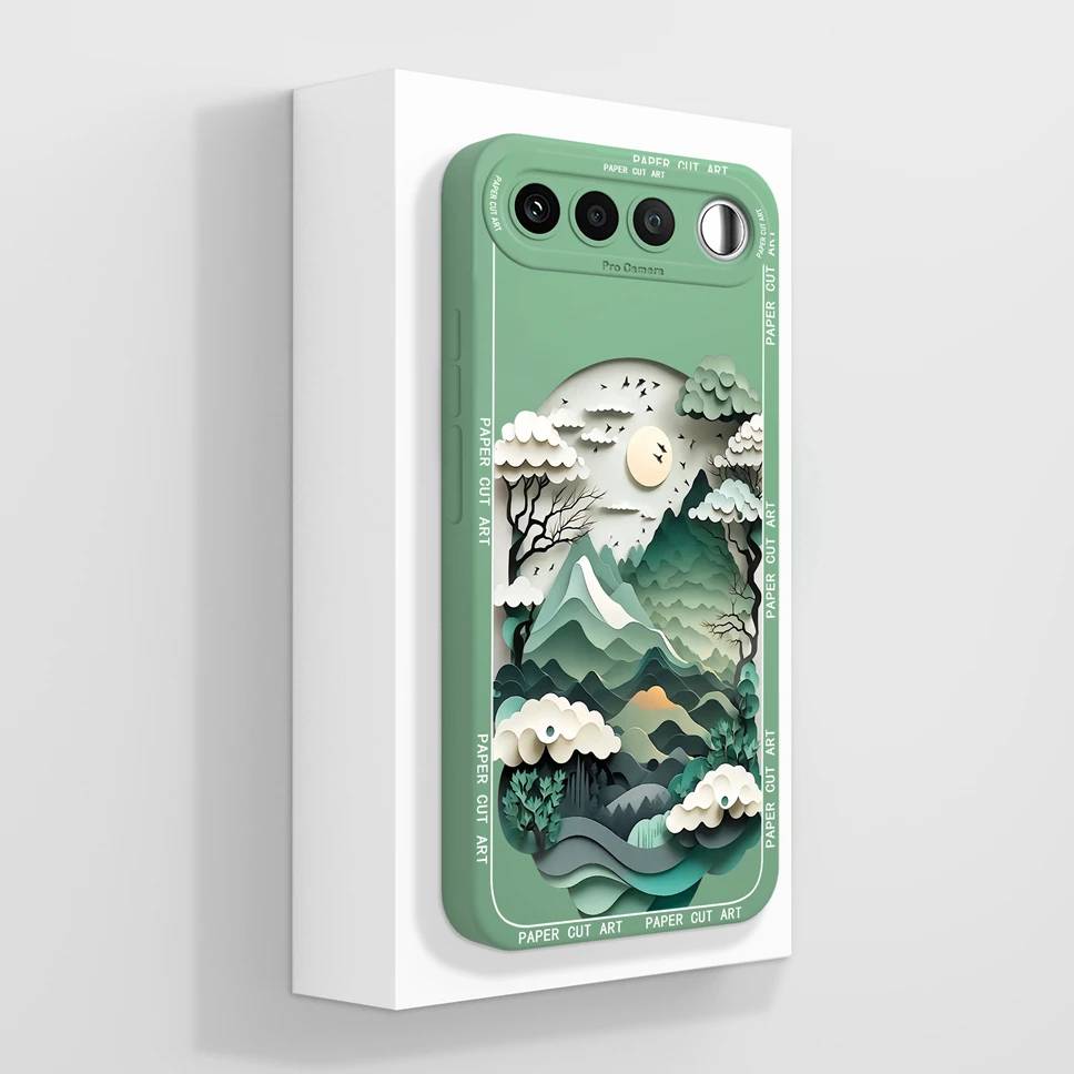 Aesthetic Floral Liquid Silicone Camera Protective Case - Soft & Smooth Cover