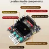 2*100W TPA3221 Bluetooth 5.2 Power Amplifier Board Class D USB AUX Sound Card Home Theater Audio Stereo Equalizer Amp 3