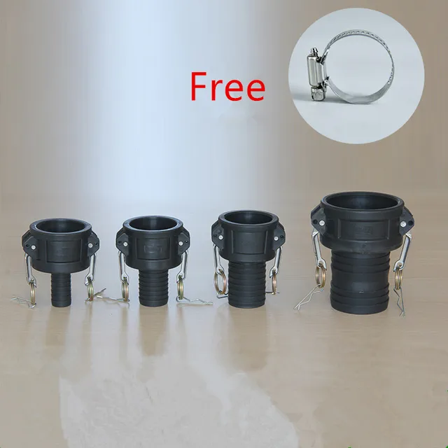 S60*6 Ibc Tank Adapter Pp Anyagkamlock Illesztés, C Típusú, 64 Mm -Es Női Camlock Cancler X 1 "1,5 ' 2" Tömlő Szár - Image 3