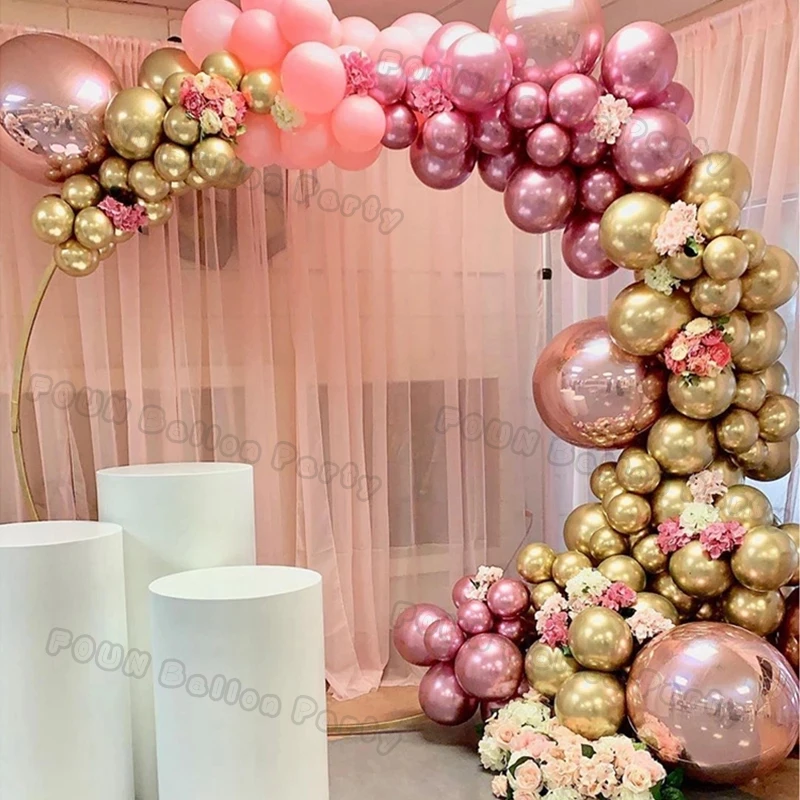 Pajama Party Supplies Rose Gold Balloon Garland Arch Kit for Girl Women Sleepover  Slumber Ladies Night Spa Party Decorations - AliExpress