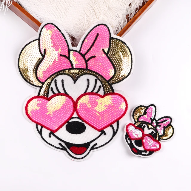 Disney Iron On Patches For Clothing Embroidery/fusible Patch Embroidered  Patches On Clothes Jackets Sewing Applique - Patches - AliExpress