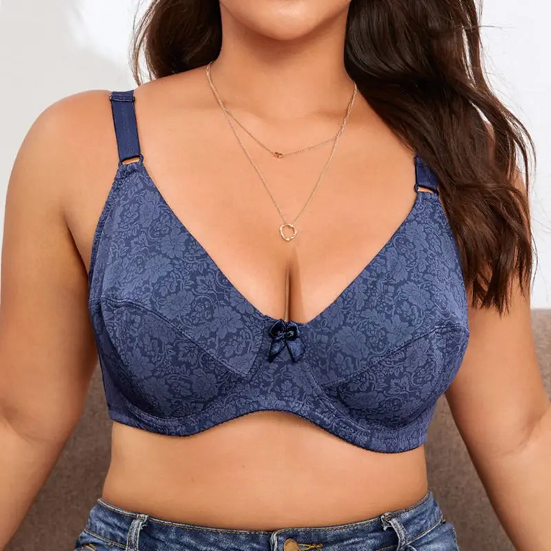 Beauwear Plus Size 36-46 Big Cup E Cup Unlined Bra Women Basic Underwear  Full Coverage Underwire Supportive Brassiere with Frame - AliExpress