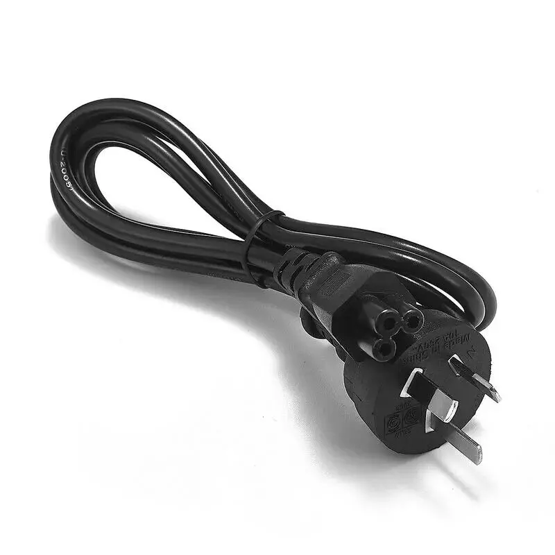 European 3-Pin to Clover Leaf Laptop Adapter Power Cable