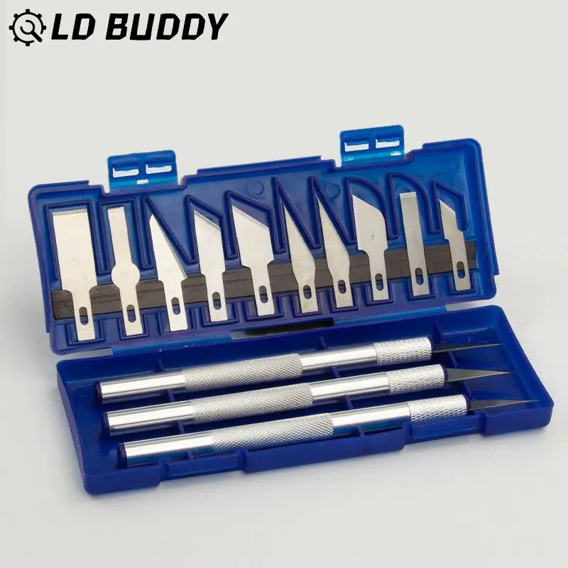 

Paper-cut Gadgets Precision Carving Metal Carving Knife Set High Quality Portable Seal Cutting Knife Hand Tool Combination Tools