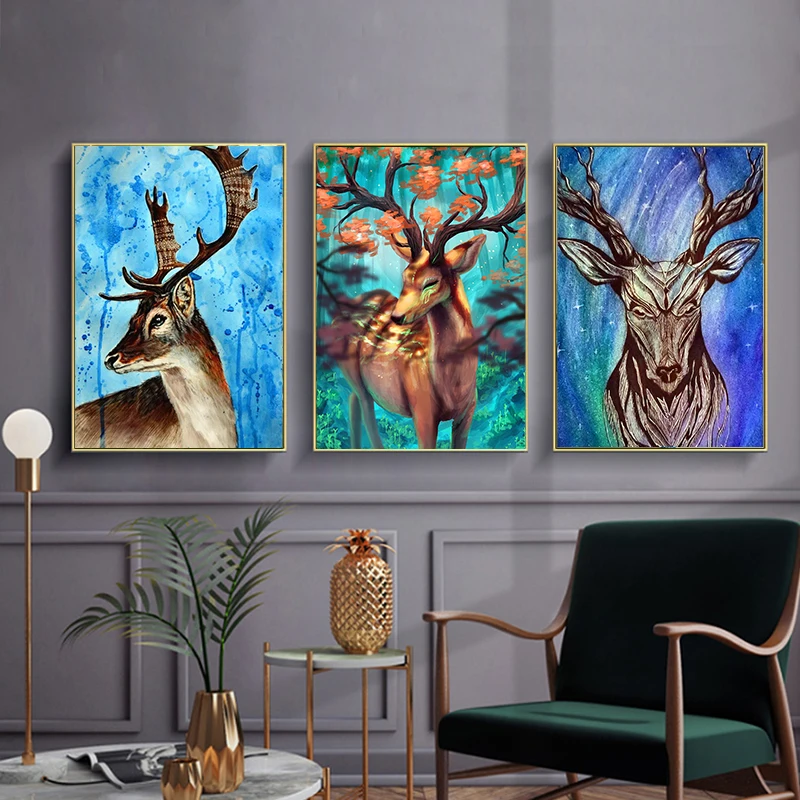 EverShine Diamond Painting Deer Forest Novelty 2023 Mosaic Animal