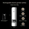 Electric Automatic Salt and Pepper Grinder Set Rechargeable With USB Gravity Spice Mill Adjustable Spices Grinder Kitchen tools 2