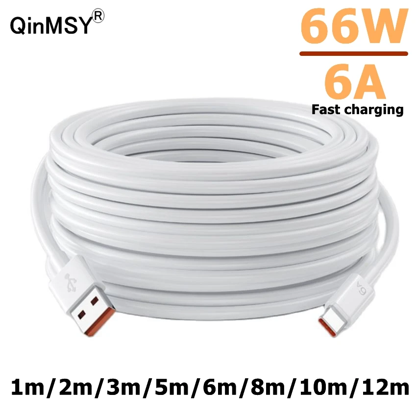 Cavo Di Ricarica Usb Tipo C Super Lungo 5M/8M/10M Cavo Di Ricarica Extra Lungo Estensibile Per Telefono Cellulare Xiaomi Samsung Huawei Typec