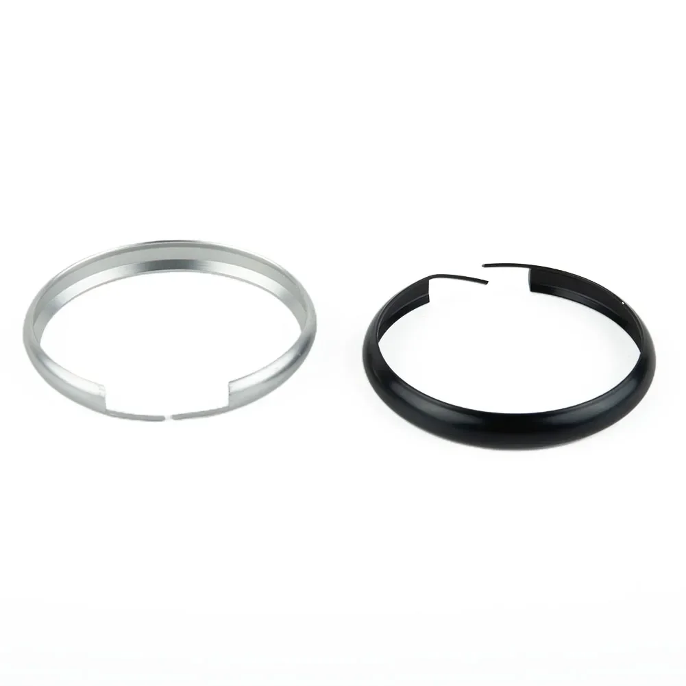 Anneaux De Garniture Pour Porte-clés Mini Cooper – Lot De 2, Argent Et Noir, Protection Anti-rayures
