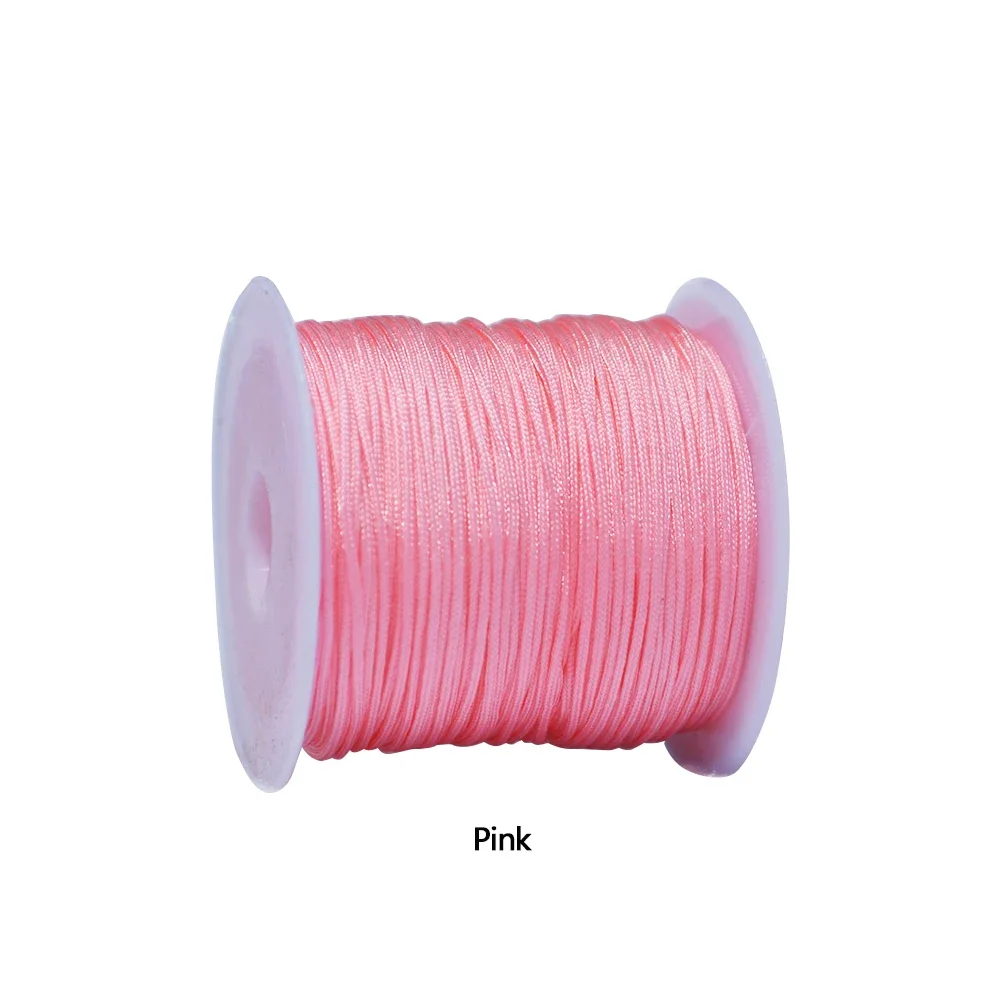 Premium 0.8mm Nylon Cord for DIY Jewelry and Craft Projects - 20M Roll