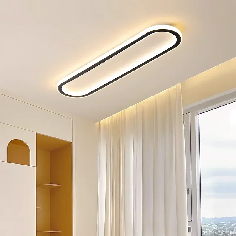 Modern LED Ceiling Light 40/60/80 Long Strip led Ceiling Lamps For Bedroom Living Rooms Study Illumination Luminaire Lighting