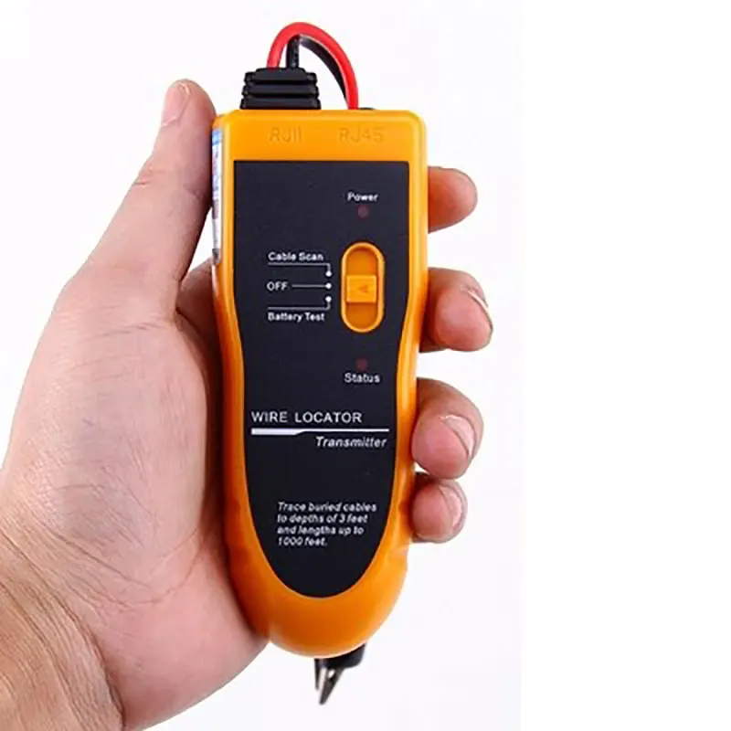 Handheld Underground Wire LocatorNF-816Underground Cable Detection Instrument Concealed Wiring Line Finder LED Light aneng m469a network cable finder multifunctional cable finder anti interference testing instrument find the break point of network line and check the line