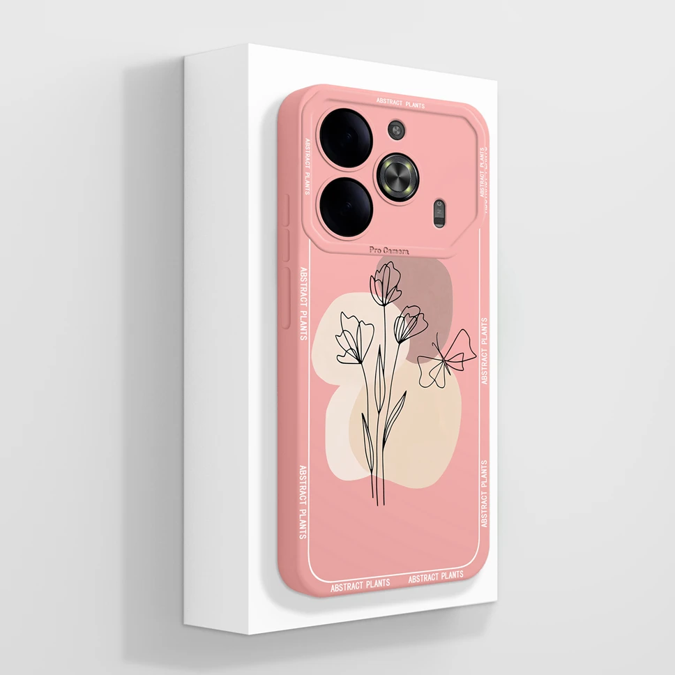 Cute Creative Style Soft Liquid Silicone Protective Back Cover Case
