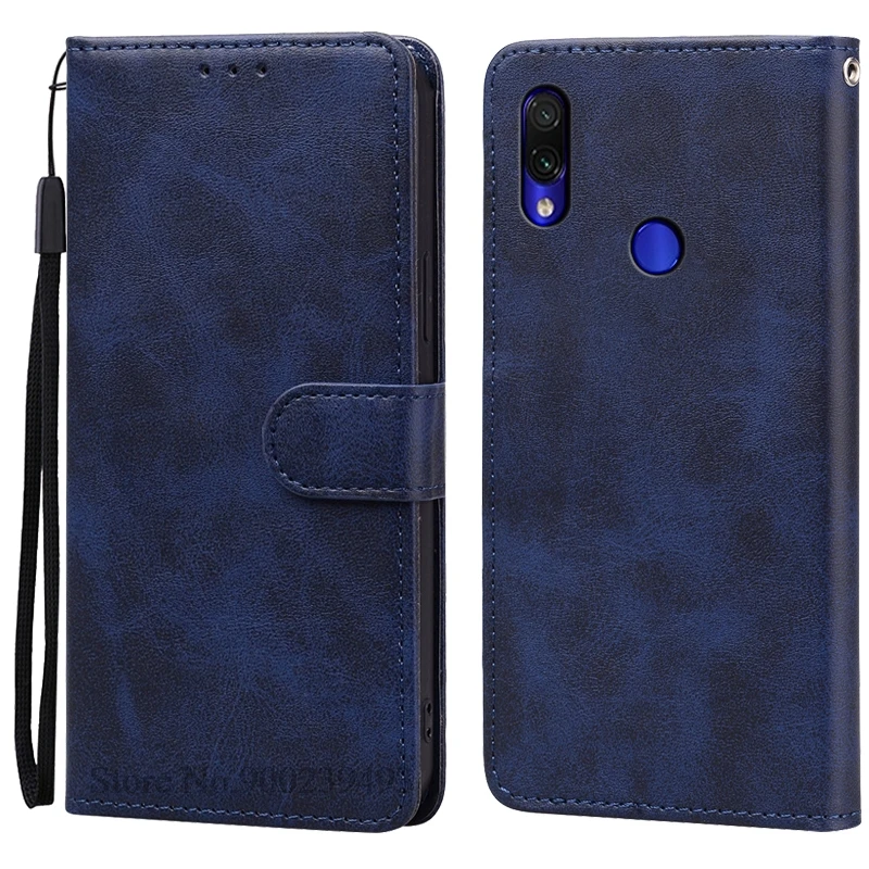 Leather Flip Wallet Case - Premium Protective Cover with Card Holder