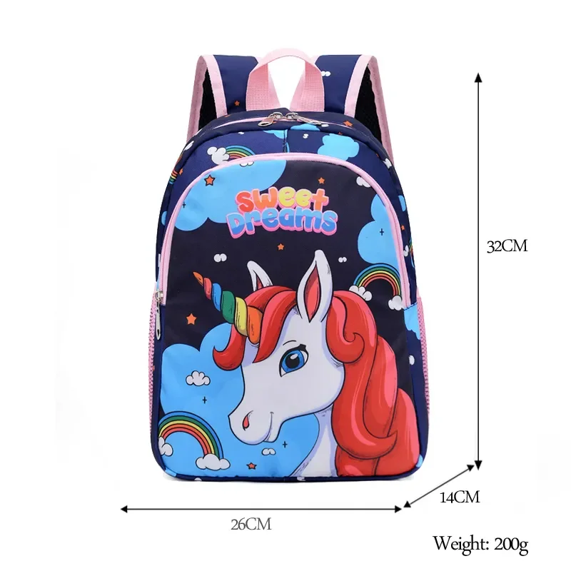 Boy Girl Cartoon Unicorn Schoolbags Lager Capacity School Backpack Kindergarten Primary School Backpacks Kawaii Kids Bag 6