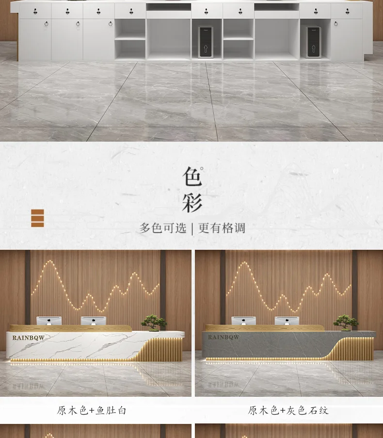 Description Picture 6 of itemService Executive Reception Desks Register Computer Futuristic Reception Desks Podium Escritorios De Oficina Salon Furniture