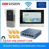 HIKVISION DS-KIS603-P(C) Multi-language 802.3af POE Video intercom KIT,include DS-KV6113-WPE1(C) & DS-KH6320-WTE1 & PoE Switch 1