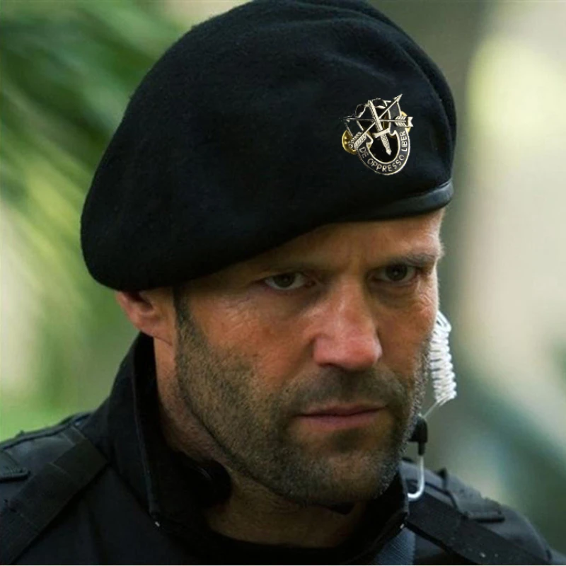 US Military Beret Army Soldier Group Hat Men Women Field Training Combat Tactical Caps  Uniform Accessories Woolen Hat Unisex 5