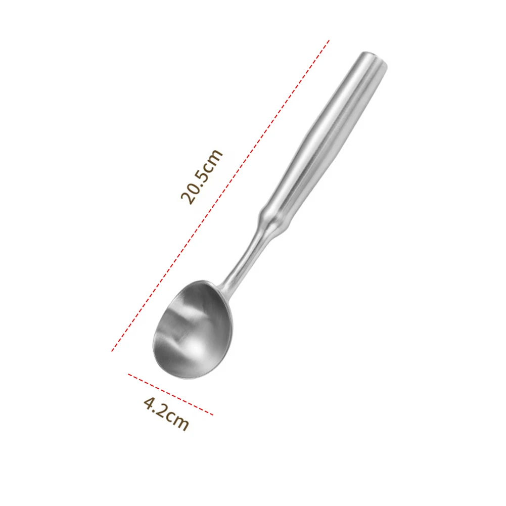 Ice Cream Scoop Stainless Steel Spoon Ice Ball Mold Non-Stick Cookie Spoon Potatoes Watermelon Digger Cream Scoop Tools