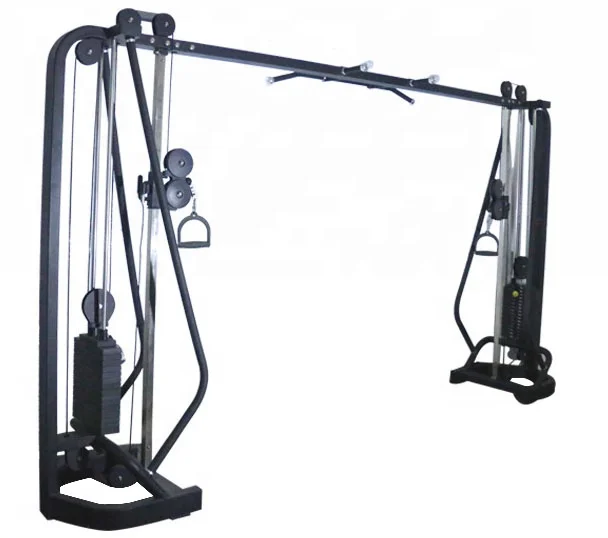 Attrezzatura Da Palestra Body Building Esercizio Smith Macchina Per Cavi Crossover Regolabile