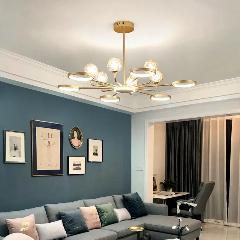 

Modern LED Hanging Chandelier for Living Dining Room Bedroom Restaurant Romantic Starry Pendant Lamp Home Decor Lighting Fixture