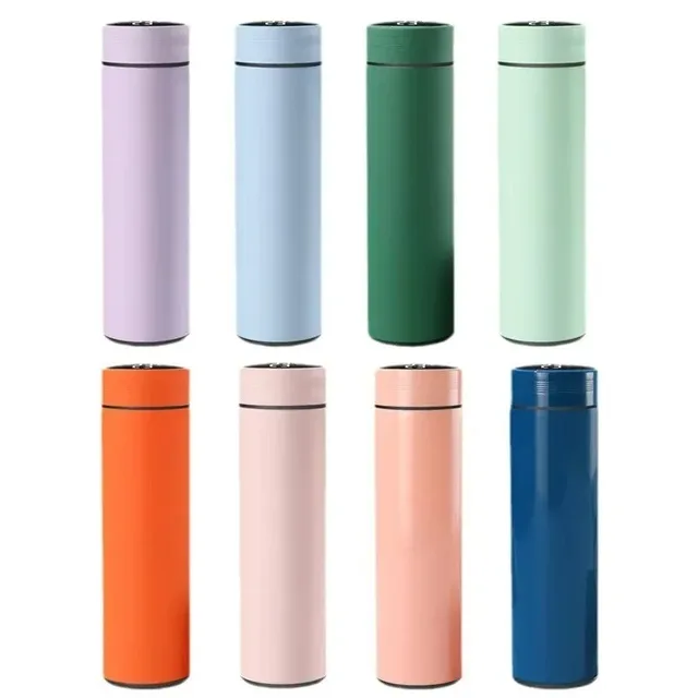 16.91oz Smart Stainless Steel Glass Cup with Temperature Display Vacuum Insulated Tea Mug Silent Base Christmas Gift Travel Mug 6