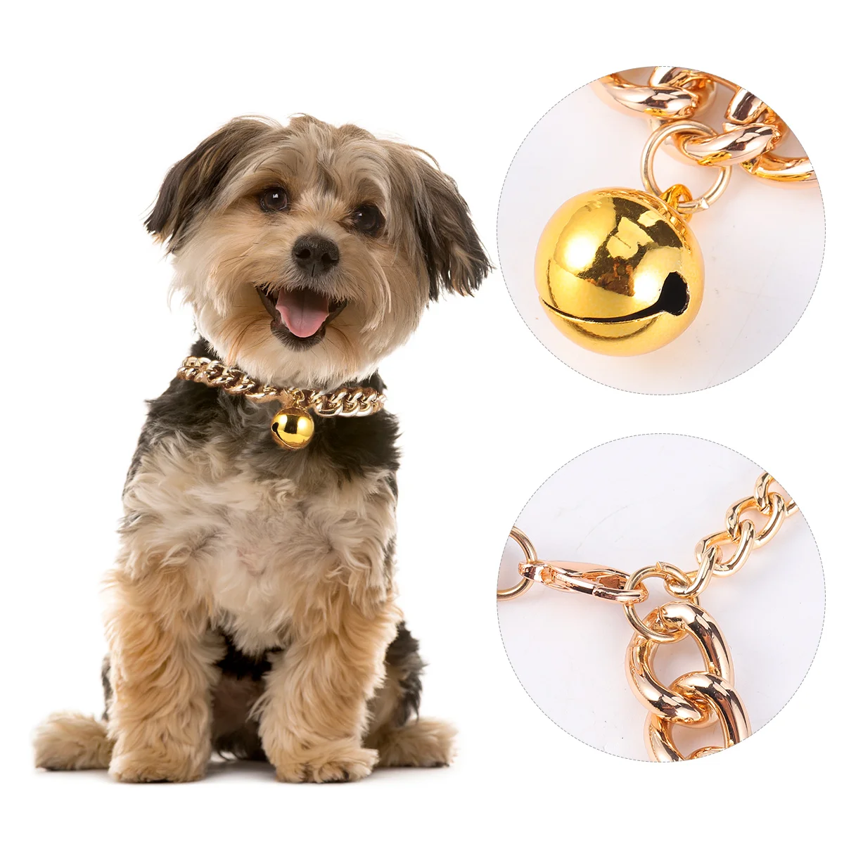 

1PC Pet Bell Collar Pet Necklace Chic Pet Ornament Supplies for Cat Dog
