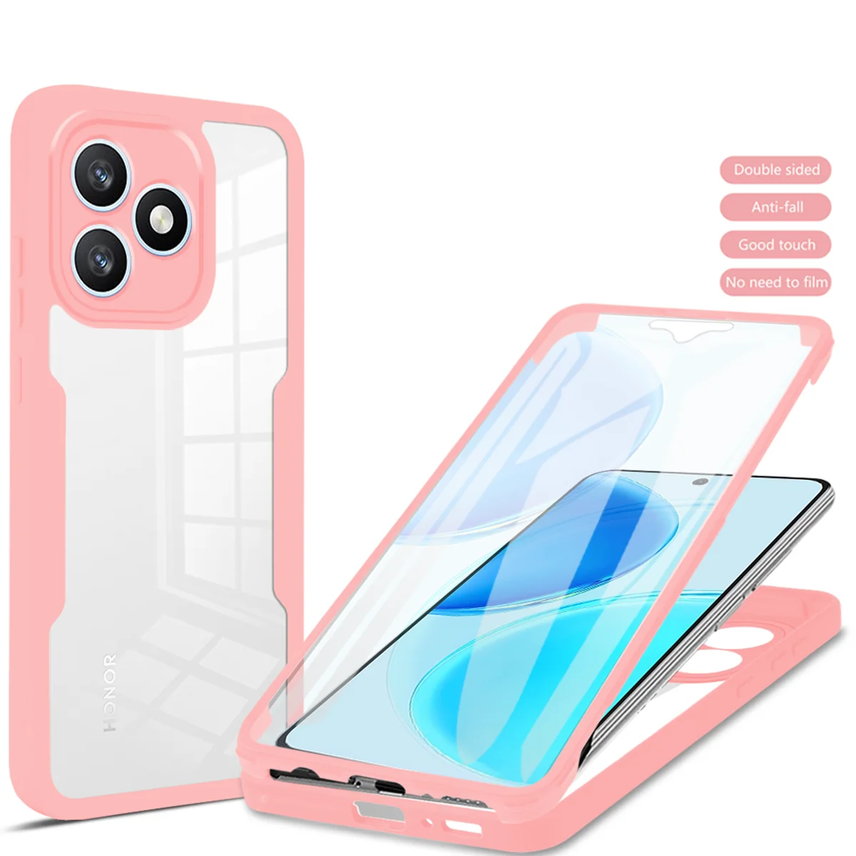 Ultra-Durable Full Body Protective Phone Case with 360° Double-Sided Coverage