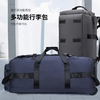 Travel Bag, Large Capacity Handbag, Portable Outdoor Carry-On Luggage, Wheeled Travel Bag, Convenient and Practical Unisex Travel Bag