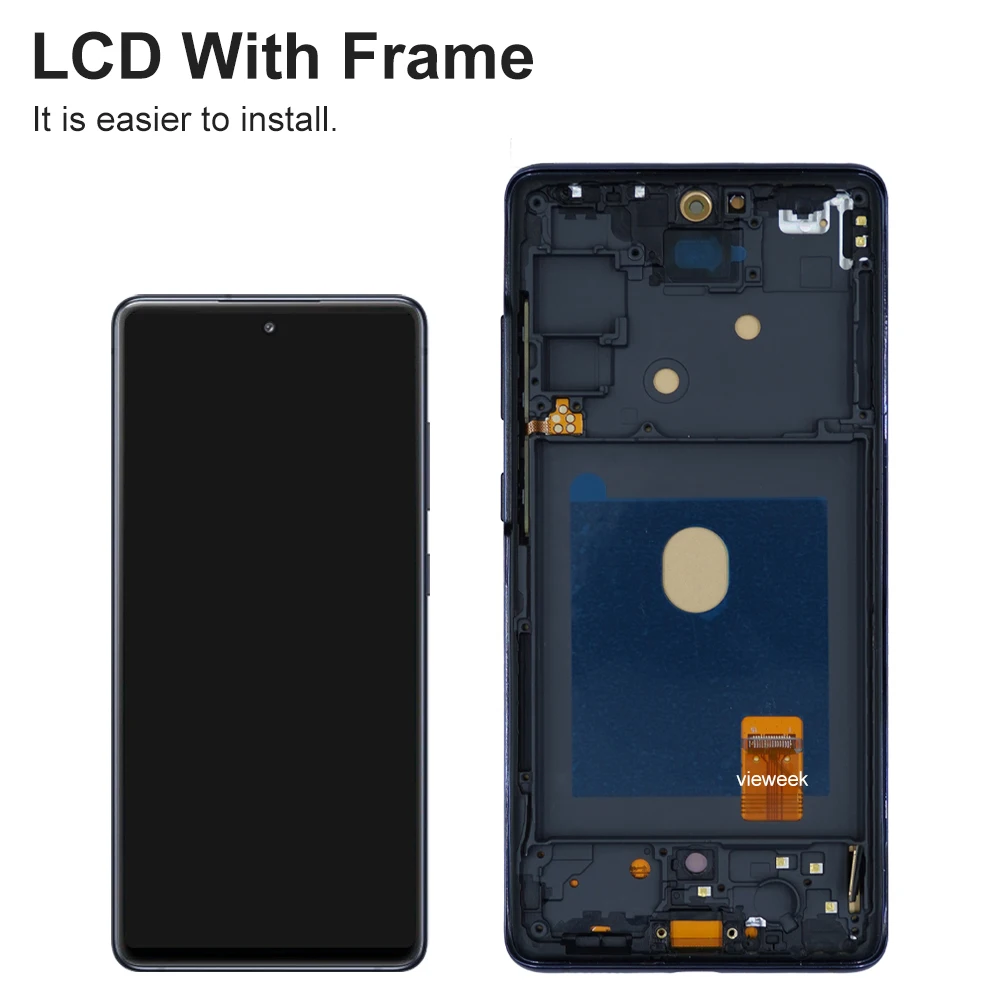 Smart Phone Screen Replacement S20FE AMOLED Display Screen with Frame Assembly for Samsung Galaxy S20 FE G780F G781B