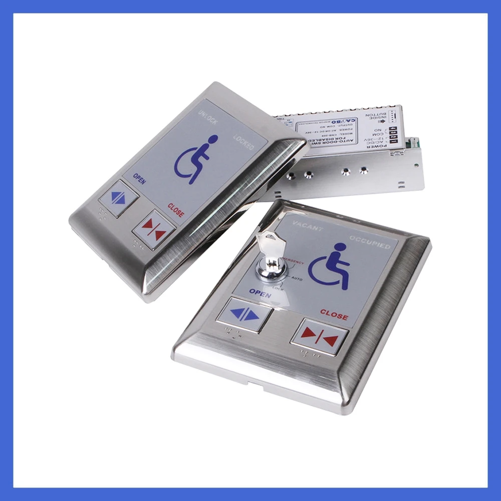 Auto-door Switch Sensor For Washroom Restroom Disabled Handicapped Person