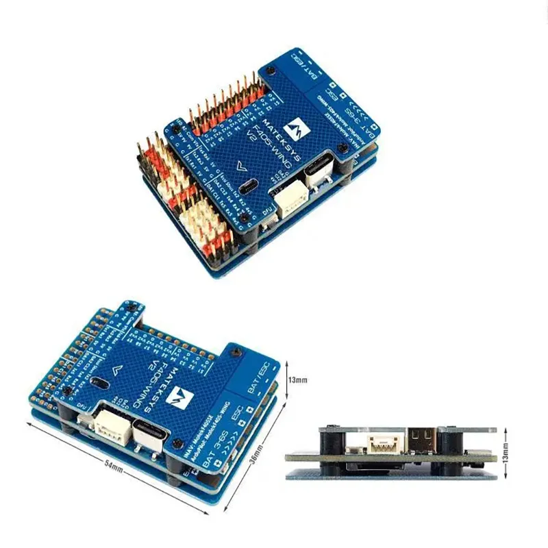 Matek Mateksys F405 WING V2 Flight Controller Built-in ICM42688P OSD SD Slot 6
