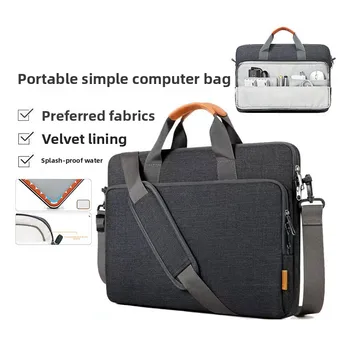 Borse per laptop 13 14 15 Borsa per notebook da 16 pollici per MacBook Air Pro M1 M2 M3 M4 Borsa per computer Valigetta Donna Uomo Borsa da lavoro