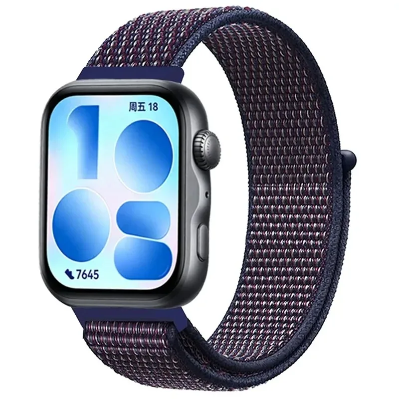Premium Nylon Loop Strap - Braided, Comfortable, Breathable Band for Smartwatch