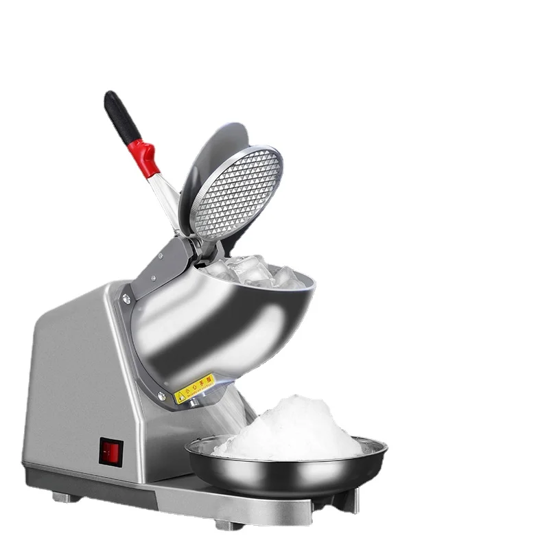 

Small Double-knife Ice Crusher Commercial Snow Shaved Ice Machine Milk Tea Shop Household High-power Ice Mixer Shaveice Machine