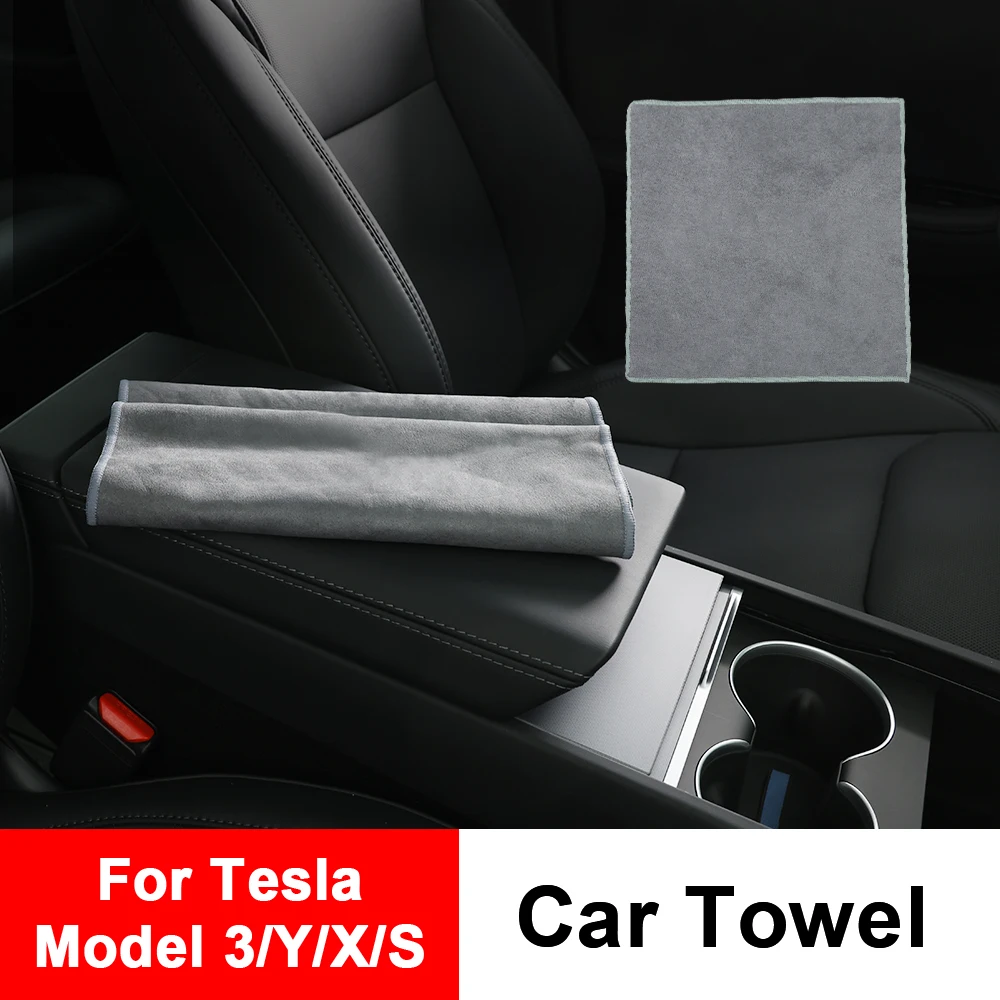 

For Tesla Car Towel Microfiber Wash Cloth for TESLA Model 3 S X Y 2021 Towel Car Cleaning Accessories For Tesla Model 3 Model Y