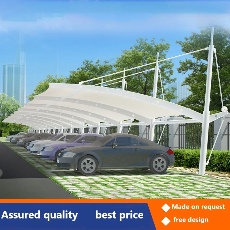 Processing membrane structure carport parking shed car awning electric carport film