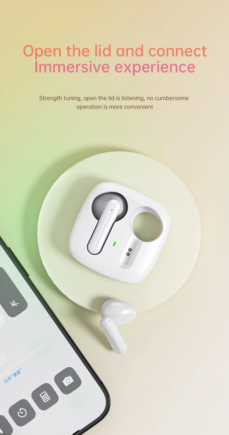 Cuffie wireless bluetooth con custodia di ricarica hifi e micro_voghion.com