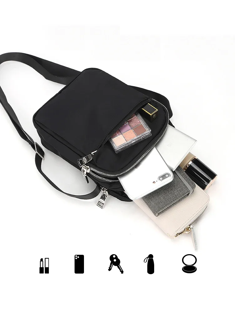 Fouvor Crossbody Bags For Women Nylon Sports Canvas Small Messenger Bag Casual Oxford Waterproof Teeneger Shoulder Bag 6026-03