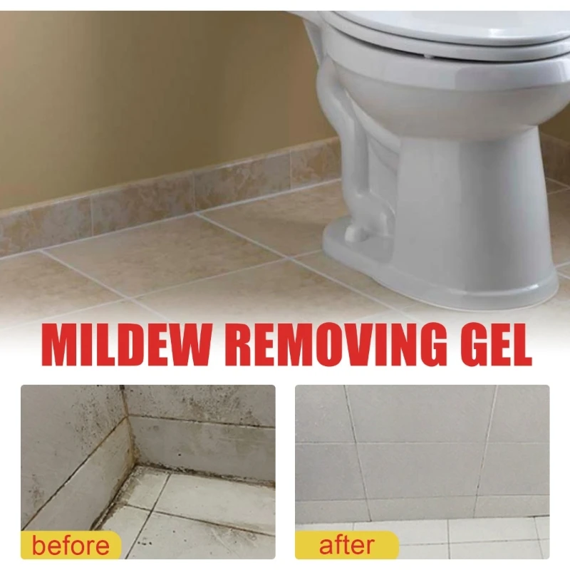 20g Wall Mold Mildews Remover Cleaner Gel Pool Tile Spot Mold Remover for Washing Machine Bathroom Kitchen Mildews Gel