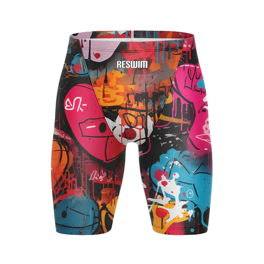 Swimming Beach Trunks Men's Swim Jammer Swimsuit Shorts Endurance Athletic Training Swimsuit Chlorine Resistant GYM Surf Pants