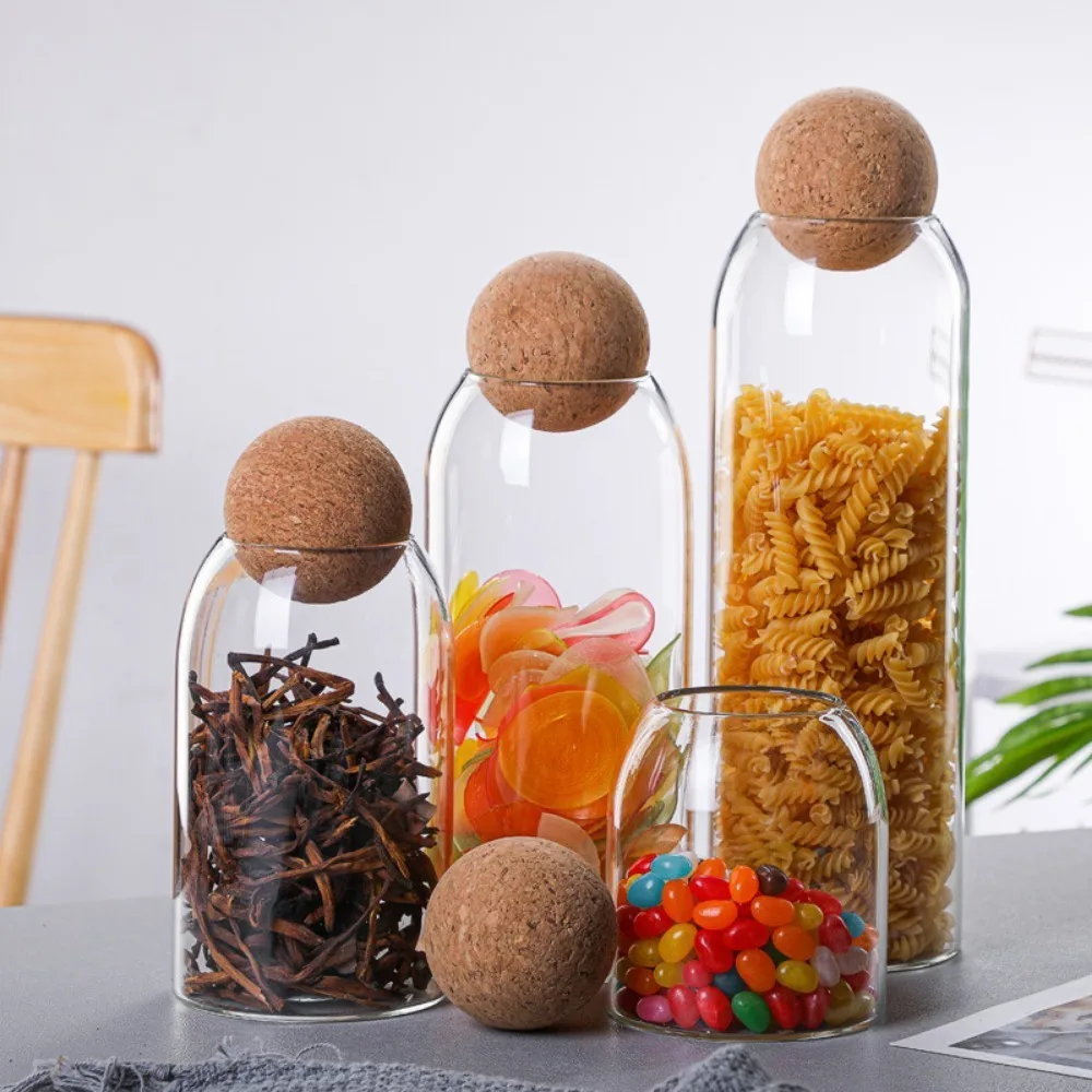 Cork Stopper Glass Jar 2