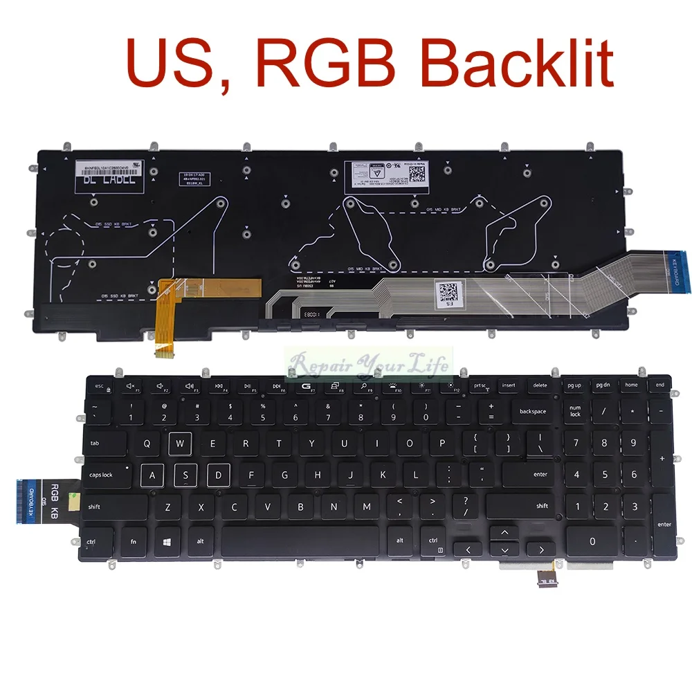 para laptop de 4 zonas, Dell G5